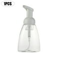 thumbnail image 3 of pdqouc 250ML Foam Pump Bottle Empty Refillable Clear Easy Press Oval Plastic Foaming Hand Soap Dispenser Bottle for Liquid Soap on Kitchen and Bathroom Sinks, 3 of 5