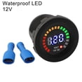 thumbnail image 1 of Voltmètre Led Étanche Dc 12V-24V pour Batterie Automobile et Moto, 1 of 8