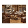 thumbnail image 2 of HomeStock African Artistry 4-Piece Sleeper Sofa Set, 88" L x 37" D x 36" H, Durable Solid Wood Frame with Stylish Rustic Accents, Comfort Included, 2 of 8