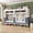 Multicolor, variant on heavy duty portable closet Organization, Metal Frame with Multicolor Fabric Cover, 4 Storage Compartments, 4 Hanging Rods, 4 Drawers,Suitable for apartments and student dormitories.