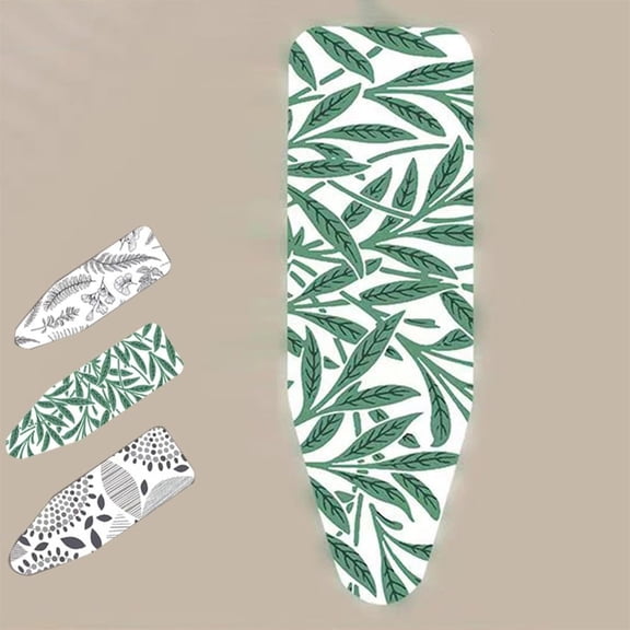 Ironing Board Cover 15x45, 13x39 Inch Ironing Board Pad Thick Padding, Cotton Ironing Board Cover and Pad, Durable Scorch, Drawstring Tightening(A,15x45 inch(120x40 cm))
