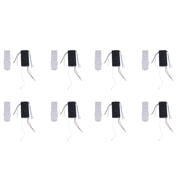 8X Universal Ceiling Fan Remote Control Kit Replacement, 6-Speed & Timing, Remote Replacement for DC Ceiling Fan Light