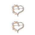 thumbnail image 1 of Qarigey Broche de suéter, broches de cristal de moda Vintage rosa de amor, broches decorativos para mujeres y niñas, vestido de moda, ropa de, 1 of 6