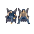 thumbnail image 1 of KLKCMS 2 Pcs Figurines Peintes à la Main 1:64 en Résine pour Paysage Diorama, 1 of 9