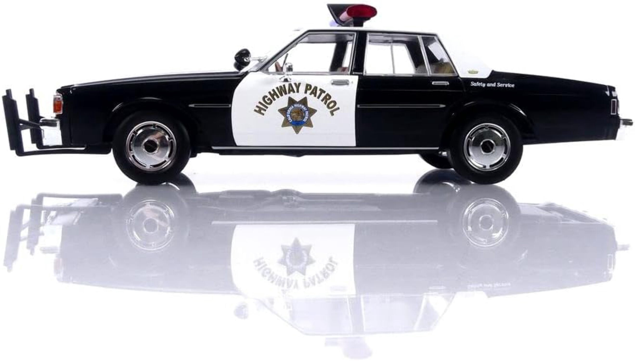 1989 Chevrolet Caprice Police Black and White California Highway