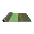 thumbnail image 2 of Ahgly Company Indoor Rectangle Abstract Turquoise Blue Modern Area Rugs, 3' x 5', 2 of 4
