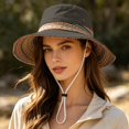 thumbnail image 2 of Sun Hats for Women Unisex Hat Western Cowboy Wide Brim Beach Hat Outdoor Activities Sun Protection Cap, 2 of 4