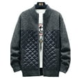 thumbnail image 1 of Innerwin Manteau Homme à Blocs de Couleur Manches Longues Confortable Noir TG, 1 of 3