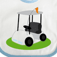 thumbnail image 4 of Inktastic Golf Cart Golfing Boys or Girls Baby Bib, 4 of 4