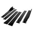 thumbnail image 1 of EPARTS Universal Lower Side Skirt Protection Extension Rocker Splitter Diffuser Body Kit 6 PCS 86" X 4" (Painted Glossy Black), 1 of 10