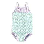 Hudson Baby Unisex Baby Baby and Toddler Swimsuit, Mermaid, 6-9 Months