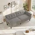 thumbnail image 1 of Yiwa Convertible Couch Bed, 89 Inch Sofa Sleeper for Living Room, Deep Seat Futon with Adjustable Design, 1 of 8
