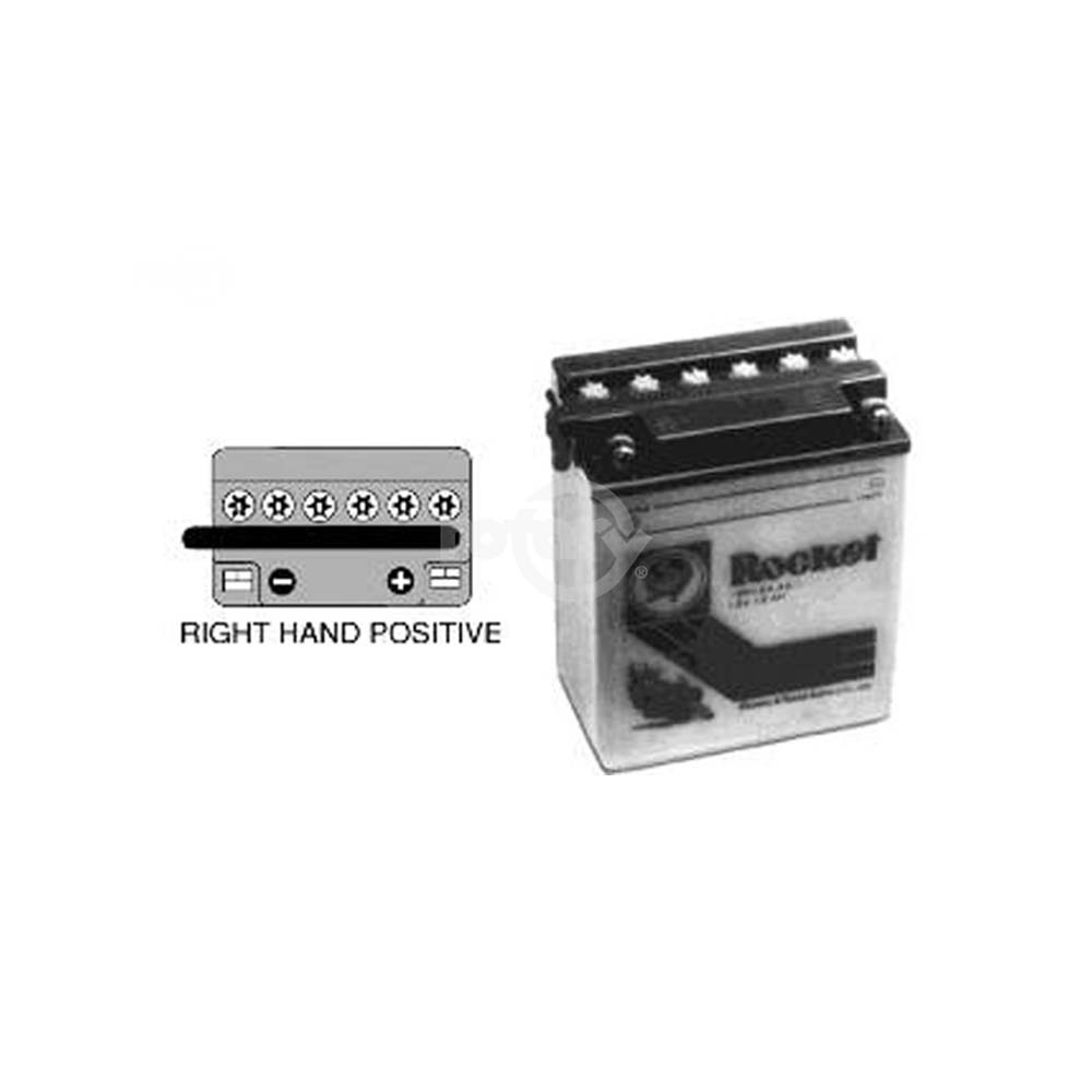 Rider Mower Battery R.H. Pos. 12N143A