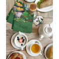 thumbnail image 4 of Gnomes St. Patrick's Day Kitchen Dish Towels for Drying Dishes Set of 3, Green Lucky Clovers Rainbow Waffle Weave Microfiber Hand Tea Bathroom Towels Quick Dry & Absorbent Towel 15.7x23.6, 4 of 7