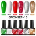 thumbnail image 1 of Juego de esmaltes de Gel para uñas, barniz para capa Base y superior, UV, LED, semipermanente, para manicura artística, 6 unidades por Set, 1 of 4