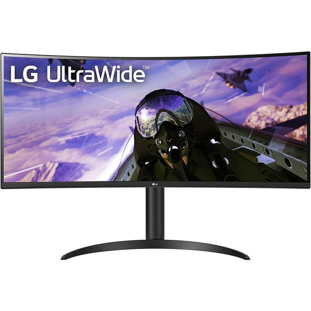 Monitor de computadora LG UltraWide QHD de 34 pulgadas 34WP65C-B, VA con compatibilidad HDR 10 y AMD FreeSync Premium, negro