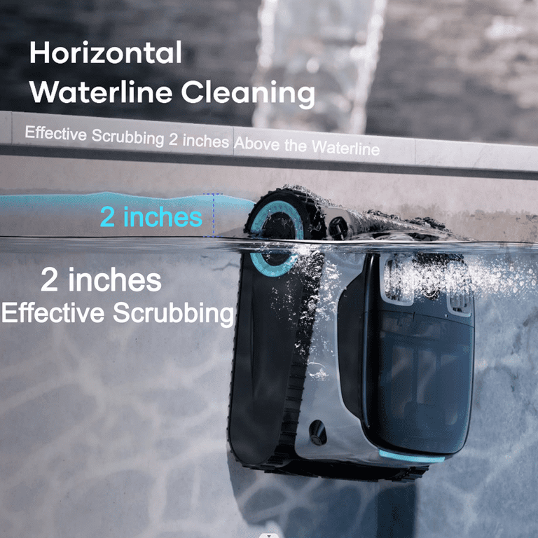 AIPER S1 Pro Cordless Robotic Pool Cleaner, Dual-layer Filtration