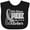 AB-Black, variant on Inktastic Breast Cancer Awareness We Wear Pink in October Girls Baby Bib