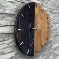 thumbnail image 3 of Modern Wall Clock, 12 Inch Silent Non Ticking Wall Clock, Battery Operated Decorative Wall Clock for Home, Office, Living Room, 3 of 7