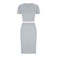 thumbnail image 6 of Wycnly Womens 2 Piece Skirts Party Prom Sexy Bodycon Wrap Hip Skirts Set Sexy Cropped Tops and Skirts Outfits Set under $5, 6 of 6