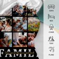 thumbnail image 4 of AISENIN Custom Blanket with Photos Text Personalized Picture Throw Blanket Collage Customized Fleece Blanket Gifts for fathers mothers Family Adult Kids Birthday, 4 of 5