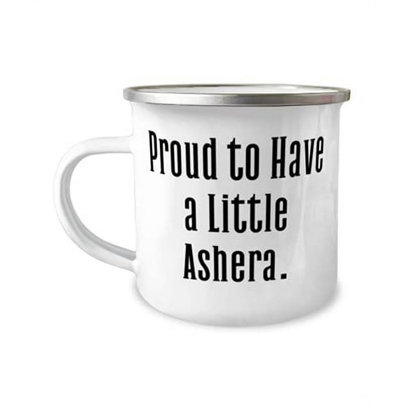 Useful Ashera Cat Gifts, Proud to Have a Little Ashera, Unique Birthday 12oz Camper Mug Gifts For Friends