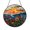 Acrylic 3.5 Inch, variant on Floral Sunset Scene Stained Glass Circular Window Hanging