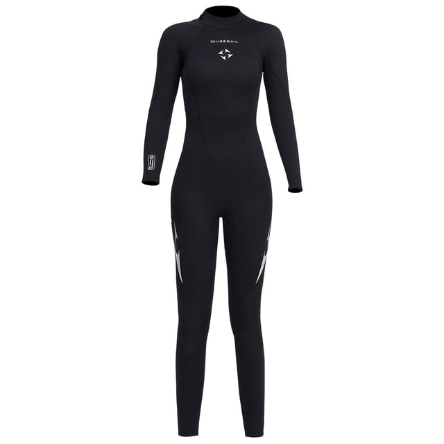 Trajes de neopreno de 3 mm con cremallera en la espalda Trajes de buceo para surf de cuerpo completo para mujer