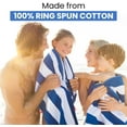thumbnail image 6 of Belem Cabana Stripe Cotton Beach Towels, Quick Dry, Extra Large (30x60), Bulk Pack of 5 Dozen for Pool, Bath, 6 of 8