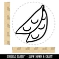 thumbnail image 2 of Snow Peas Vegetable Rubber Stamp for Scrapbooking Crafting Stamping - Large 1-1/4 Inch, 2 of 7