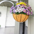 thumbnail image 6 of ZOELNIC 6 Bundles Artificial Fake Pansies Outdoors Flowers UV Resistant Silk Pansy Plastic Faux Plants for Home Outside Garden Window Box Farmhouse Planters Front Door Porch Patio Decor, Purple, 6 of 7
