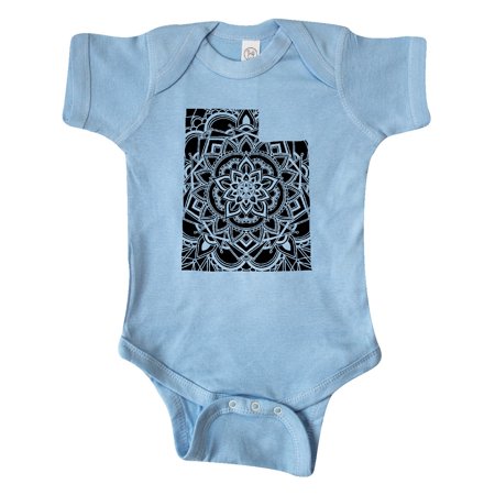 

Inktastic Utah Silhouette Mandala Gift Baby Boy or Baby Girl Bodysuit