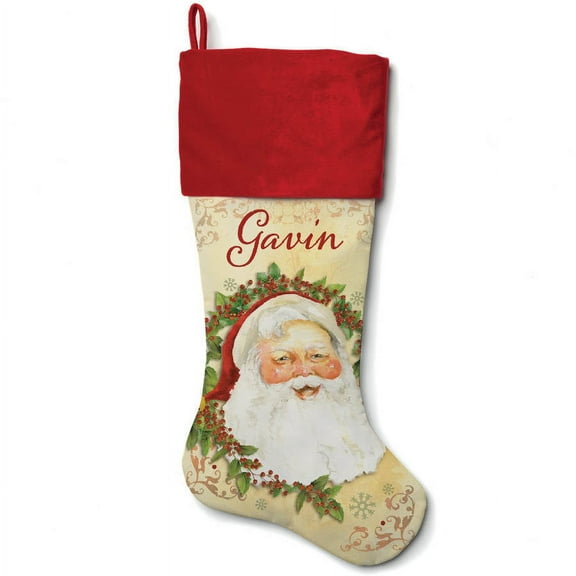 Happy Santa Personalized Stocking