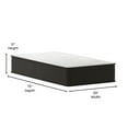 thumbnail image 6 of BizChair 12 Inch Hybrid Mattress, Twin Size High Density Foam and Pocket Spring Mattress in a Box, CertiPur-US Certified Foam, White/Black, 6 of 12