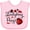 AD-Pink, variant on Inktastic Ladybug Hugs with Cute Ladybug and Flowers Boys or Girls Baby Bib