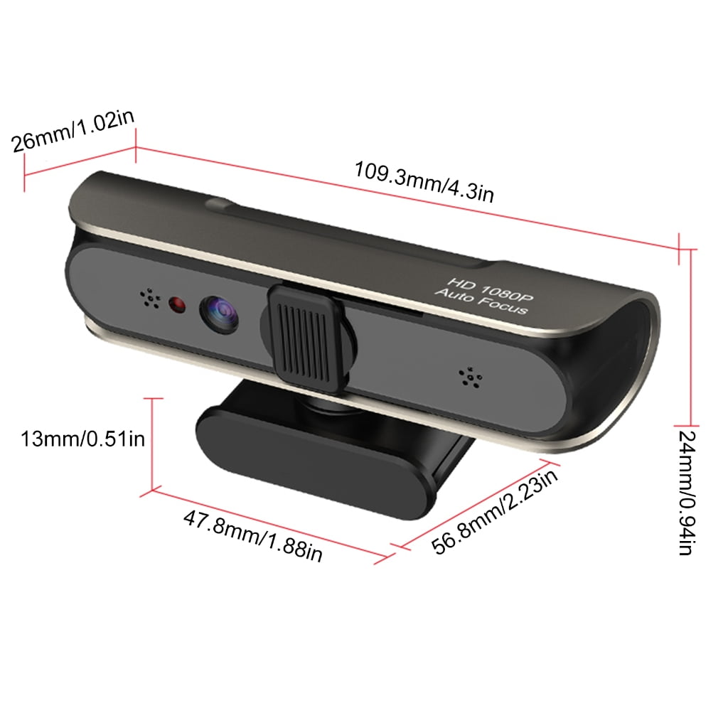 Zeiwohndc 1080P USB Webcam for Secure WindowsHello Login