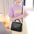 thumbnail image 5 of Nuevo bolso de hombro con diseño de piedra con personalidad, bolso retro de gran capacidad a la moda, 5 of 5