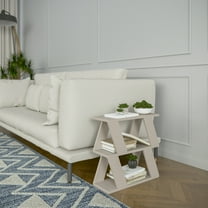 Ada Home Decor Furniture Light Mocha Saphire Modern Coffee Table with Storage Shelf