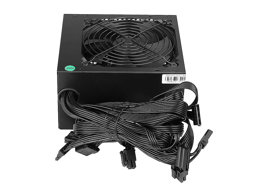 Bluegears b-Vigor 700W 80+ Efficency equivalent 115-230V All Black Ribbon Cable Gaming PC ATX Power Supply