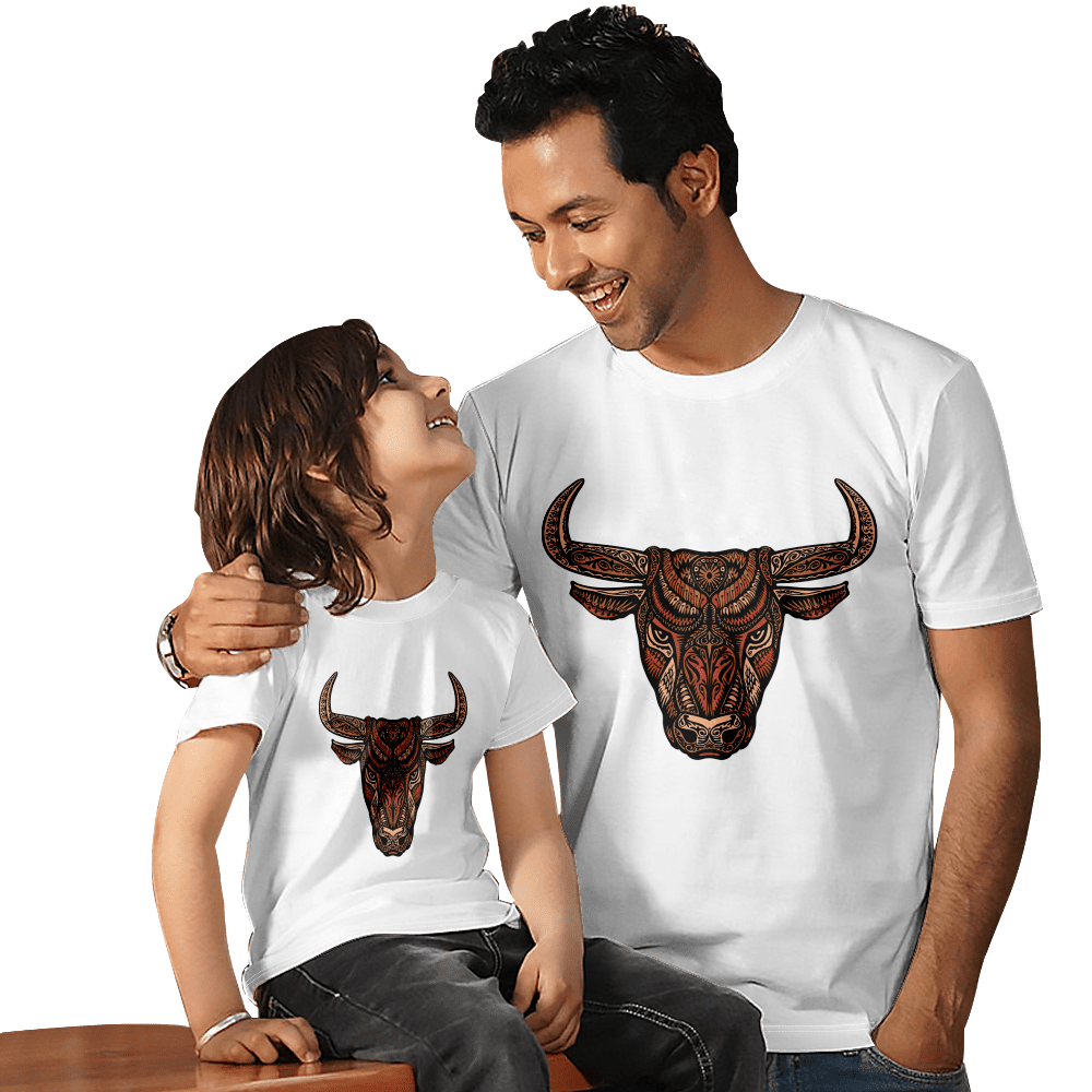 Summer Tee Shirts Bullfighting Festival Cowboy Charming Crewneck