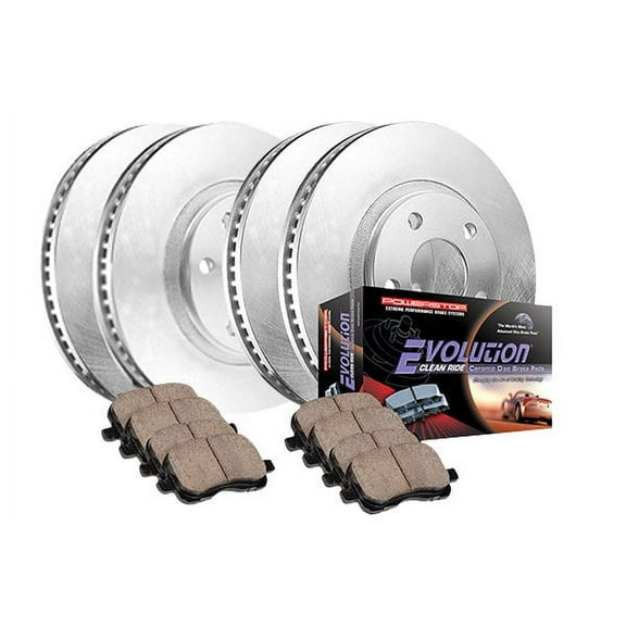 PowerStop Front and Rear Stock Replacement Brake Pad and Rotor Kit Fits: MERCEDES-BENZ Select Models KOE4519