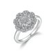 thumbnail image 1 of Anillo de flor de circonita en plata de ley 925 - 10 - Código de modelo 12557 10, 1 of 4