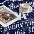 thumbnail image 4 of Yibo Happy Birthday Gifts for Papa Blanket Flannel Soft and Comfortable Anti-static Bed Sofa Blanket, 4 of 7