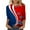 Red#5, variant on Ladies Tops and Blouses,Star Stripes American Flag T Shirt for Women 2023 4th of July Patriotic Shirts 3/4 Sleeve Summer Casual Tops