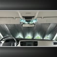 thumbnail image 6 of Auto Drive Universal Accordion Front Windshield Sunshade, Silver, 63 in x 28.5 in, 6 of 11