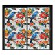 thumbnail image 1 of Lámina adhesiva estática para ventanas con motivos florales arcoíris, 100 x 43 cm, calcomanía de PVC, 8 diseños botánicos, puertas de cristal, 1 of 5