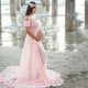 thumbnail image 1 of S Vestido maxi de maternidad de encaje para mujer embarazada para sesión de fotos de fotografía, 1 of 2