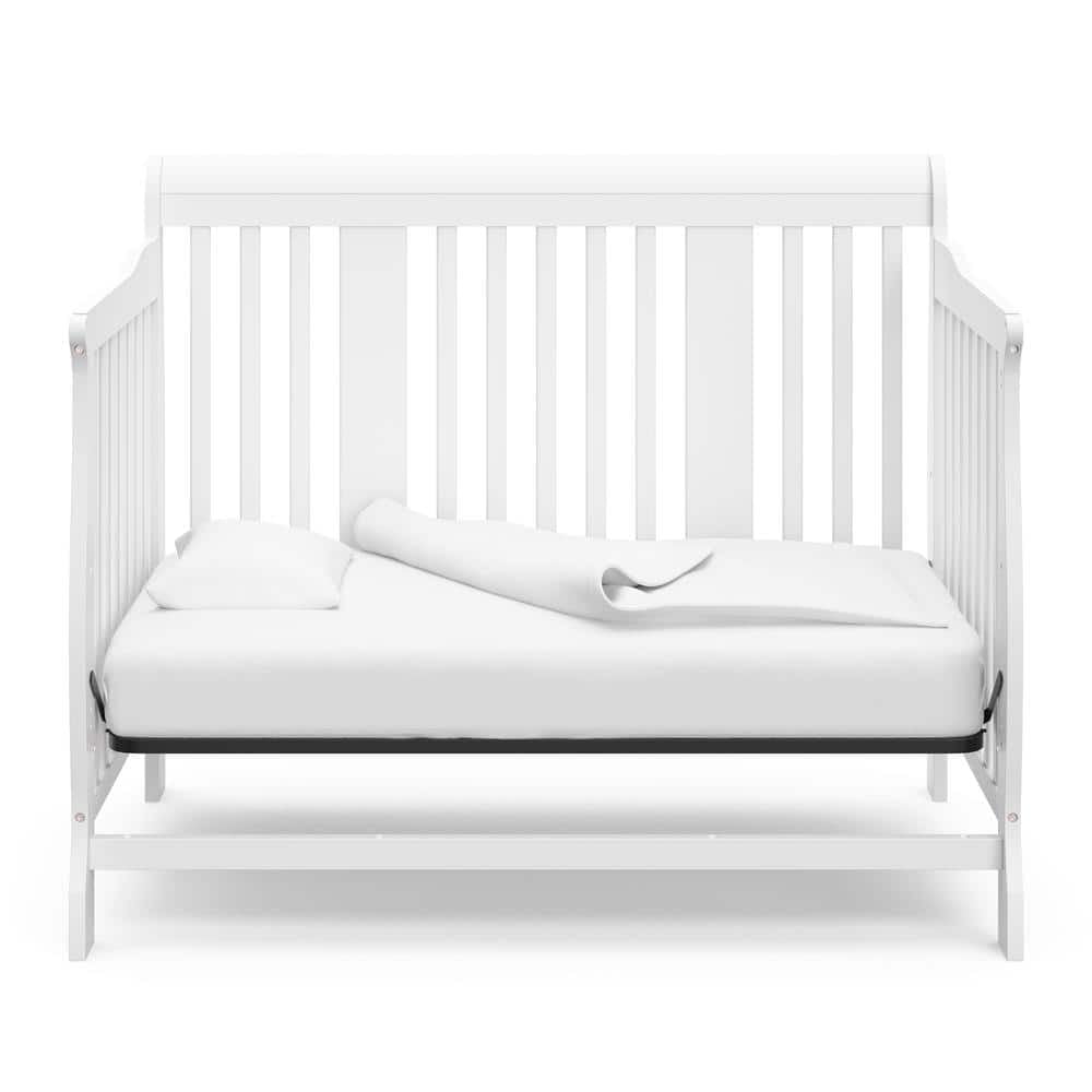 Storkcraft Tuscany 4-in-1 Convertible Baby Crib White