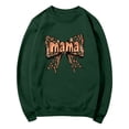 thumbnail image 5 of Xuyuer Women's Printed Long Sleeve Round Neck Casual Hoodless Sweatshirt, Comfortable Pullover Top for Mother's Day Gifts, Family Events and Relaxed Everyday Wear, 5 of 5
