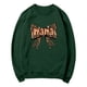 thumbnail image 5 of Xuyuer Women's Printed Long Sleeve Round Neck Casual Hoodless Sweatshirt, Comfortable Pullover Top for Mother's Day Gifts, Family Events and Relaxed Everyday Wear, 5 of 5